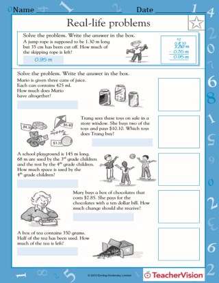multiplication and division word problems iii worksheet grade 3 teachervision