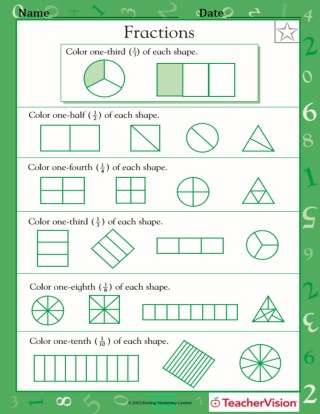 Fractions of Shapes