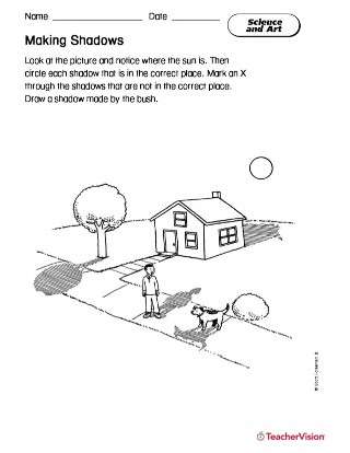 Science and Art Activity: Making Shadows