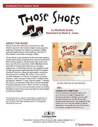Those Shoes Teaching and Book Discussion Guide