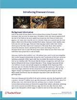 Introducing Dinosaurs Background Information