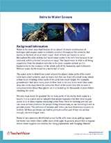Intro to Water Background Info Cover Image