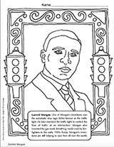 Garrett Morgan Coloring Page