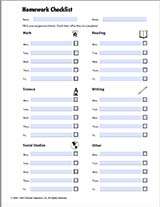 Homework Organization Chart