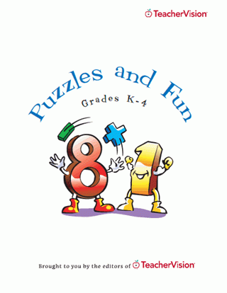 Math Puzzles & Fun Printable Book (K-4)