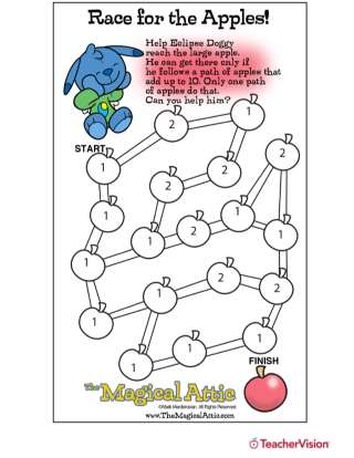 Magical Attic Eclipse Doggy Race for the Apples Maze