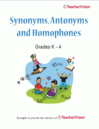 Synonyms, Antonyms & Homophones Printable Book (K-4)