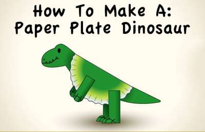 Create-Along Video: How to Make a Paper Plate Dinosaur