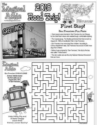 Magical Attic Road Trip Printable: San Francisco