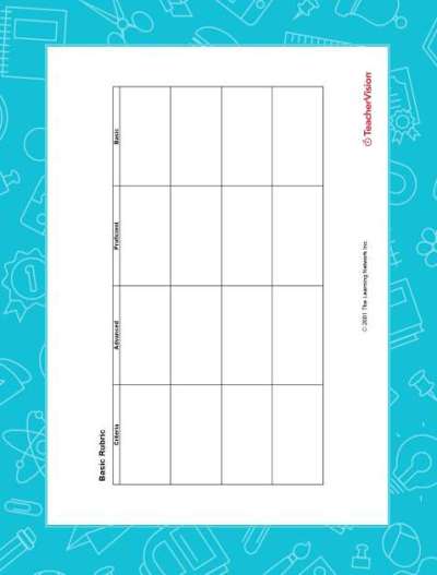 Blank Rubric for Multiple Uses