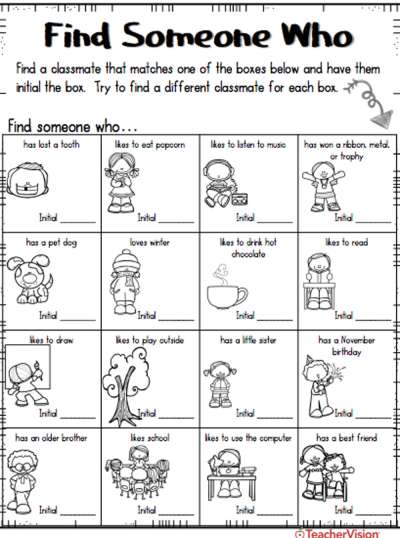classroom bingo