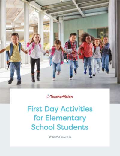 A packet of first day activities for elementary students
