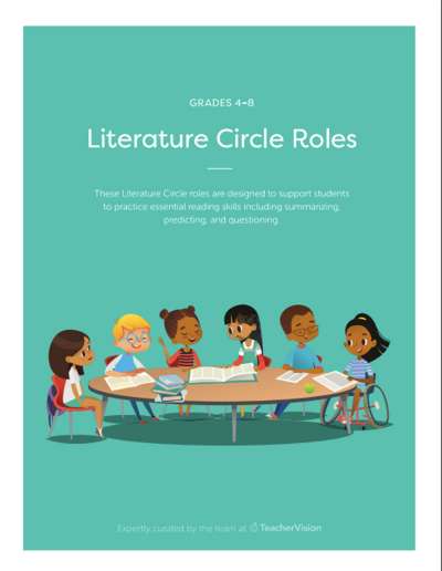 A packet of group roles for Literature Circles