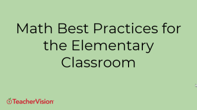 4 Best Practices for Elementary Math