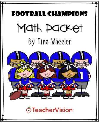 Football Champions Math Packet