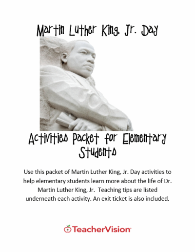 MLK Day Activities Packet