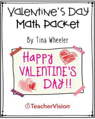 Valentine's Day Math Packet for Grades K-2