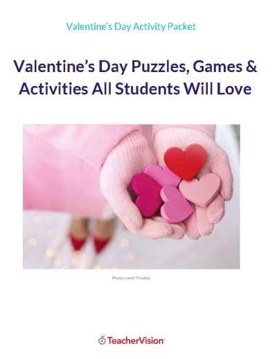 Valentine's Day Puzzles, Games & Activities