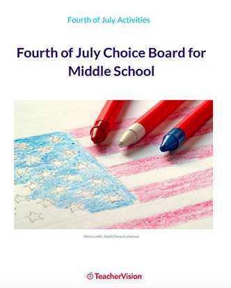 Fourth of July Summer Activities for Middle Schoolers