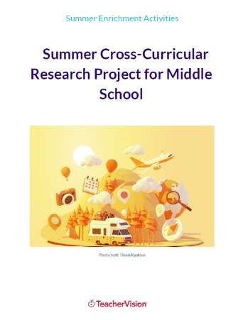 Summer Learning Cross-Curricular Research and Design Project for Middle School