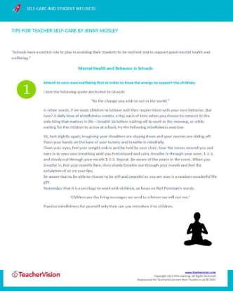 5 Tips for Teacher Self-Care