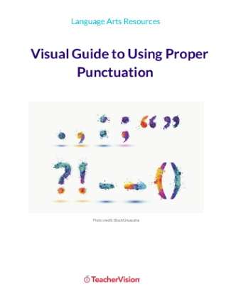 Visual Guide to Using Proper Punctuation 