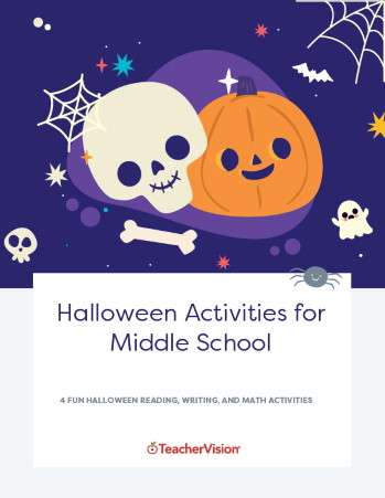 4 Halloween reading writing math activities for middle school