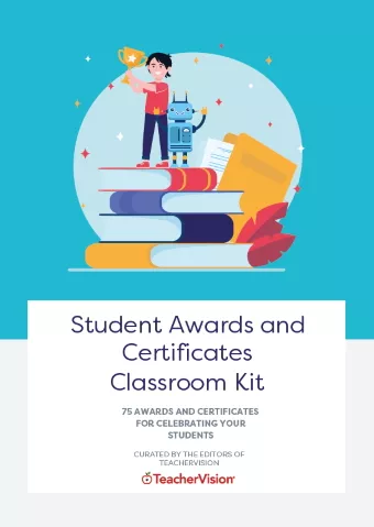Student Awards and Certificates Classroom Kit