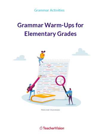 Elementary Grammar Warm-Up Packet