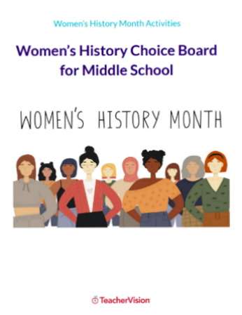 how to celebrate women's history month - activities for middle school