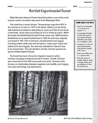 Geometry Math Worksheet and Answer Key Grade 5-10