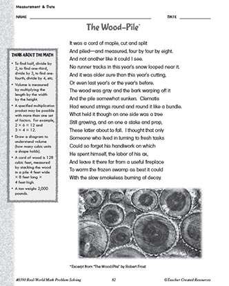 Measurement and Data Math Worksheet and Answer Key Grade 4-6