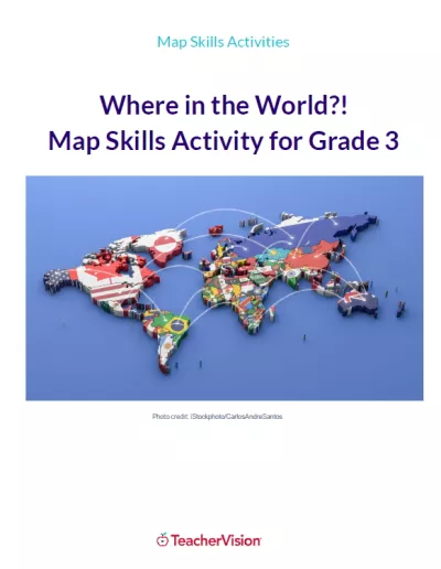map skills activities - map skills worksheets