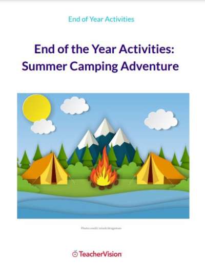End of the Year Activities: Summer Camping Adventure