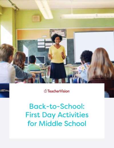 A First Day Of School Activities Packet For Middle School Students
