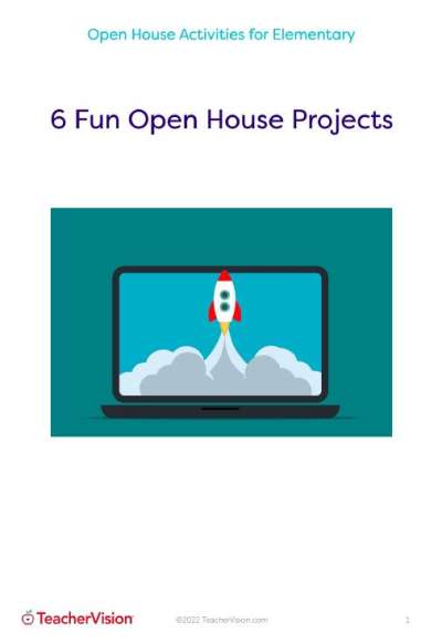 Fun Open House Activities for Elementary 