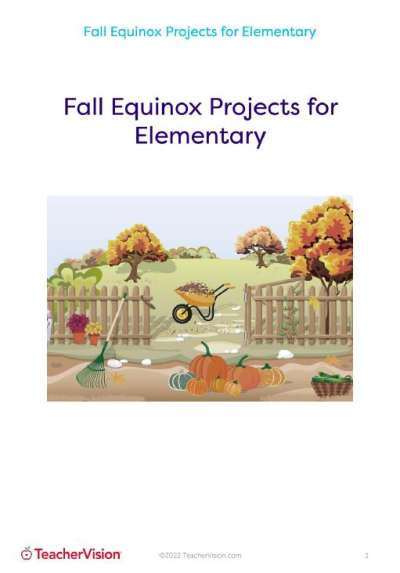 Fall Equinox Activities for Elementary 