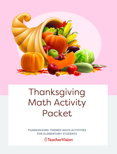 Thanksgiving Math Activity Packet