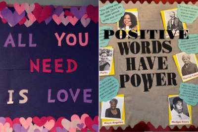 February bulletin board ideas