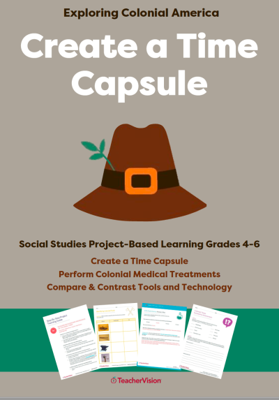 Build a Time Capsule: Exploring Colonial America Project-Based Learning Unit