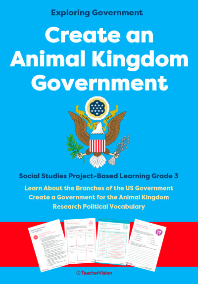 Create an Animal Kingdom Government: Exploring US Government Project-Based Learning Unit