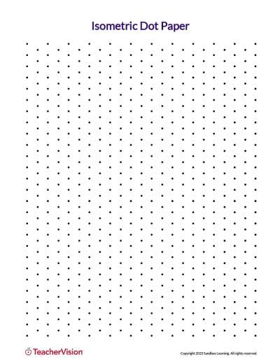 isometric dot paper 