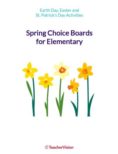 Spring Choice Boards 