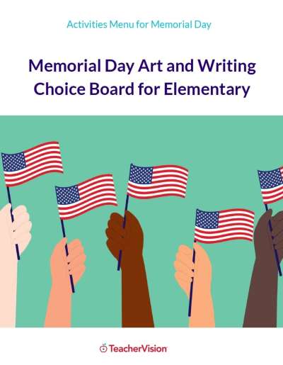 Memorial Day Activities Menu