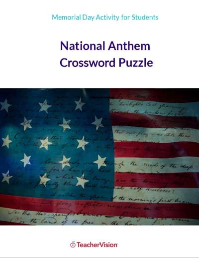 National Anthem Crossword Puzzle