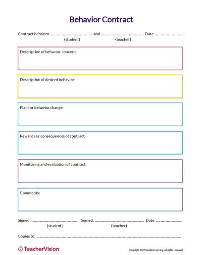 Behavior Contract