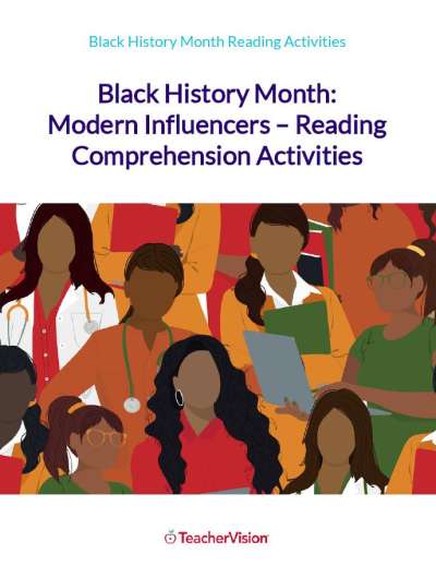 Black History Month reading comprehension packet