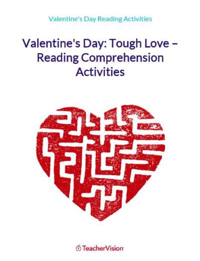 Valentine's Day reading comprehension activities