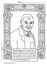 George Washington Carver – Coloring Page