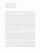 Blank Journal Page